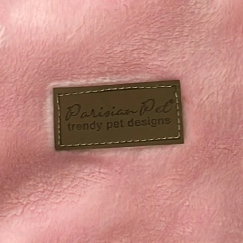 Parisian Pet pink velour dog pajamas